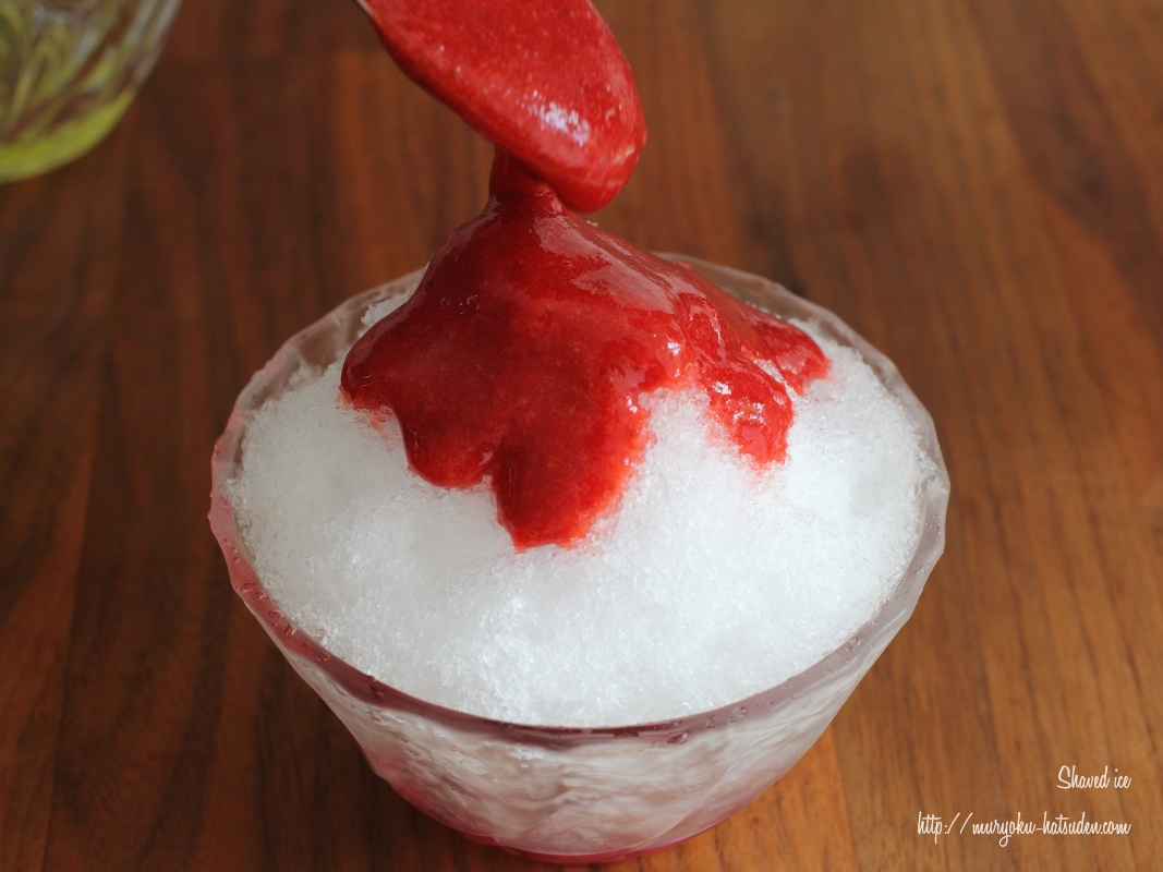 濃厚イチゴのかき氷ソースの作り方【手作りかき氷シロップ】